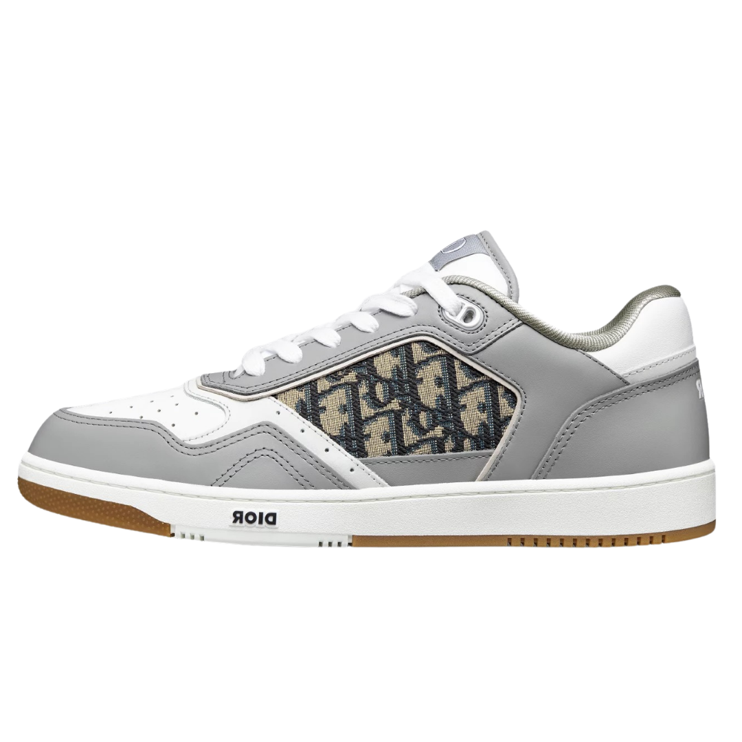 "B27" Monogram White Grey