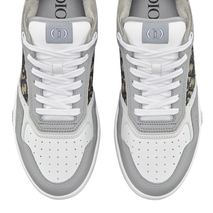 "B27" Monogram White Grey