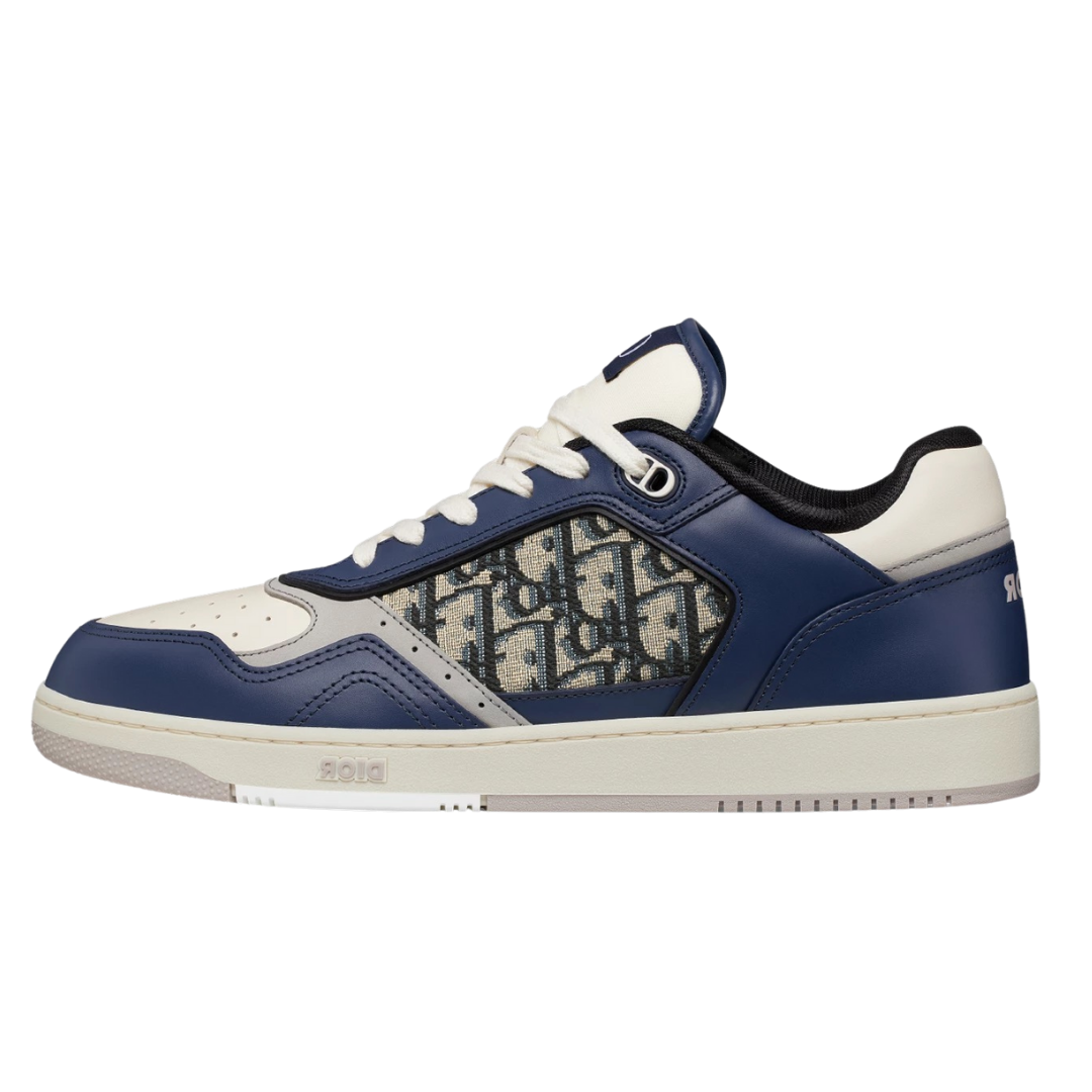 "B27" Monogram Navy White