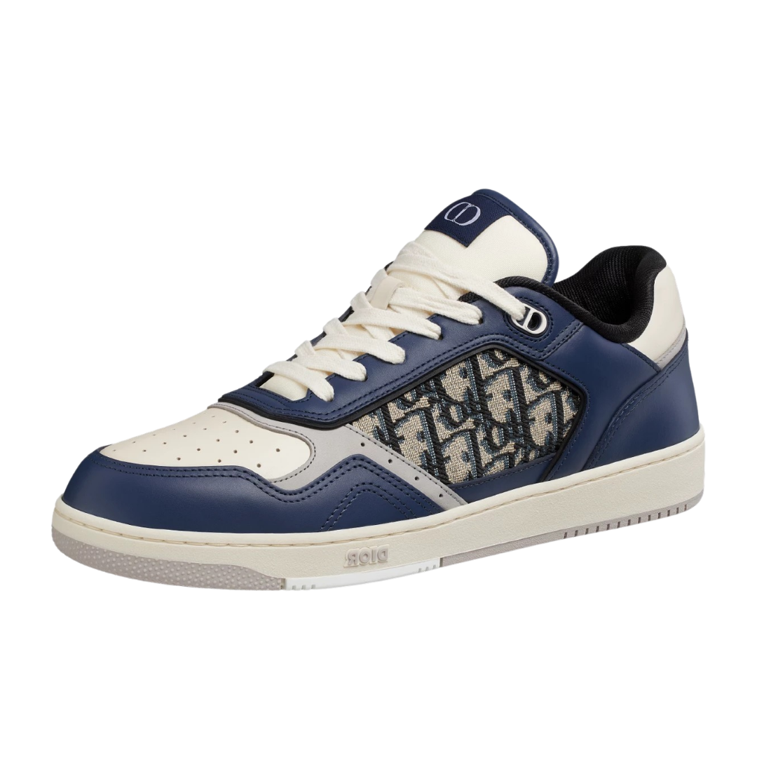 "B27" Monogram Navy White