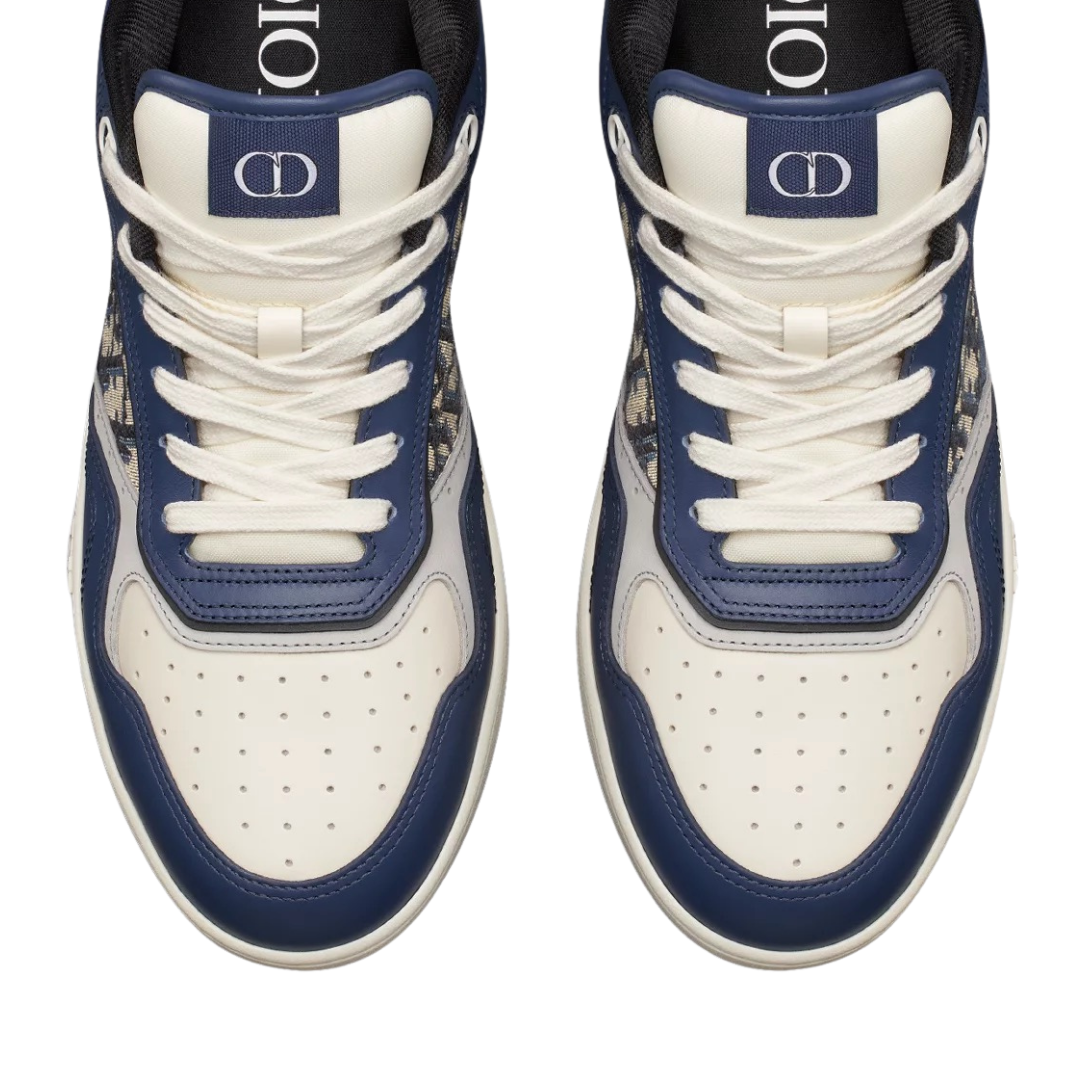 "B27" Monogram Navy White