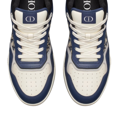 "B27" Monogram Navy White