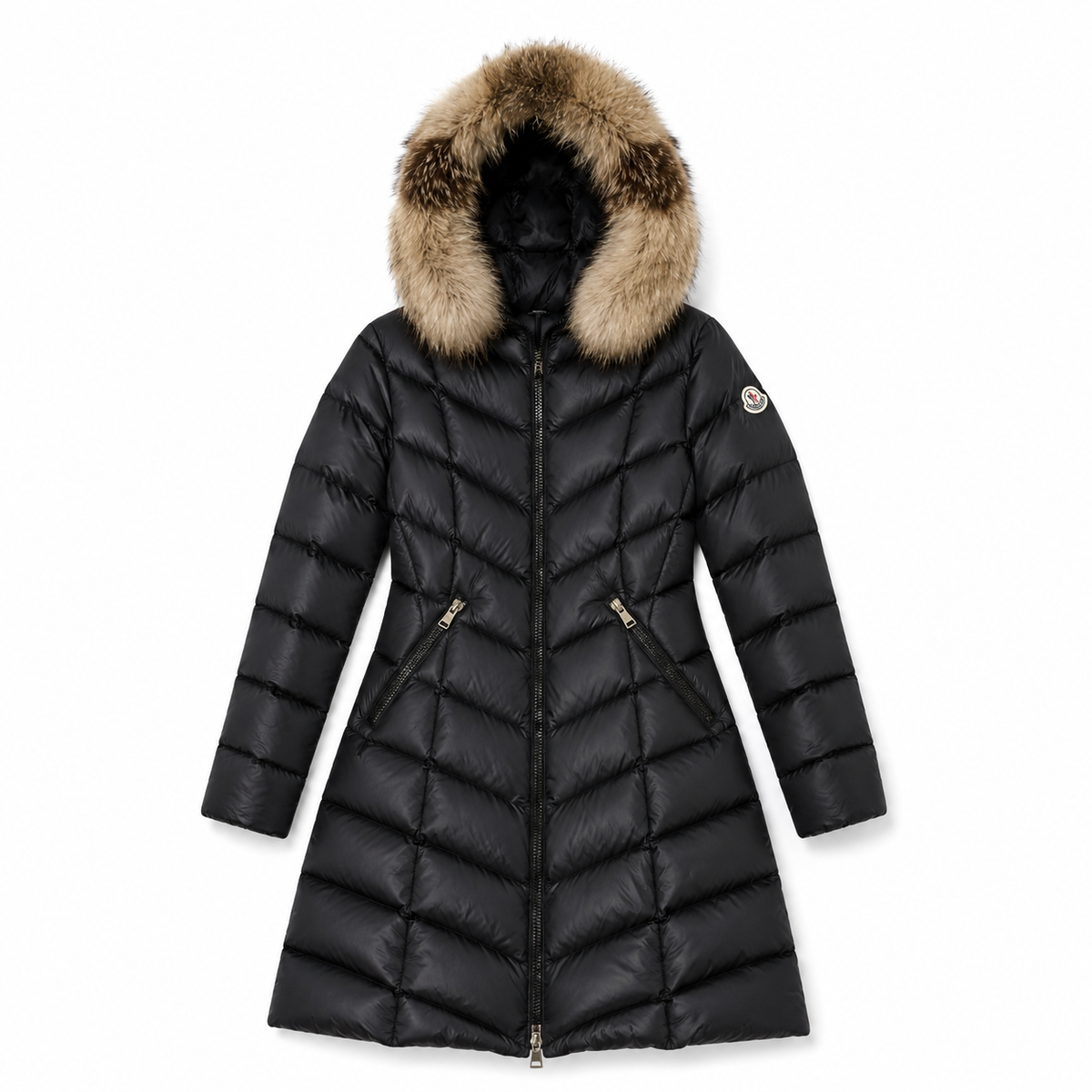 Damen Mittellanger Jacke Klassisch