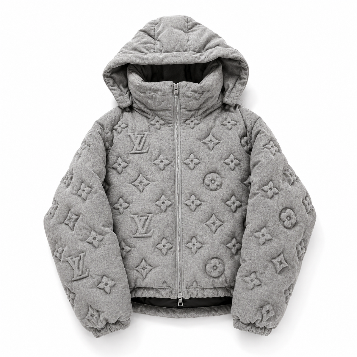 Iconic Puffer Jacke Grau