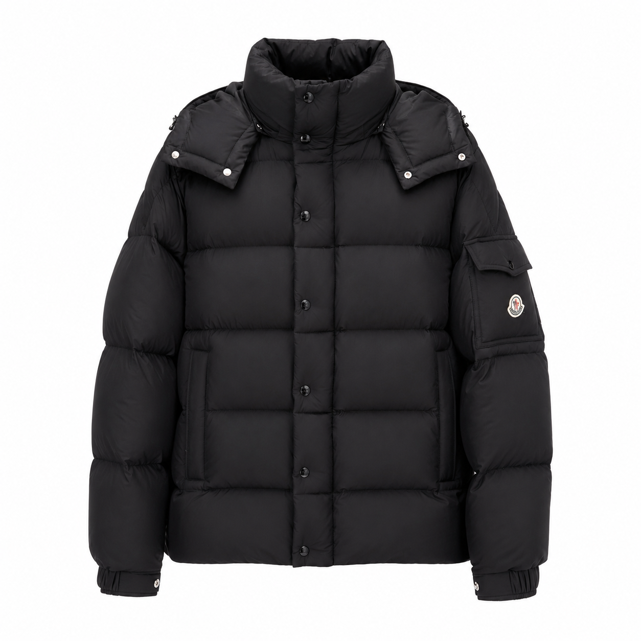 Matt Black Winter Coat WinterJacke Schwarz