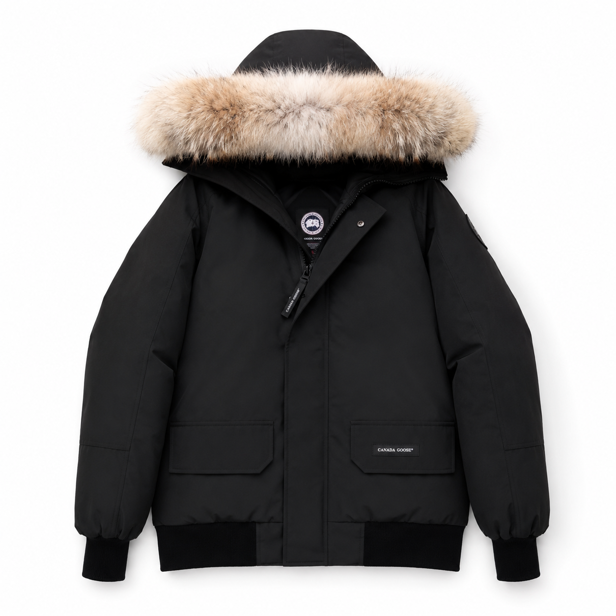Fluffy Fur Trim Jacke Damen